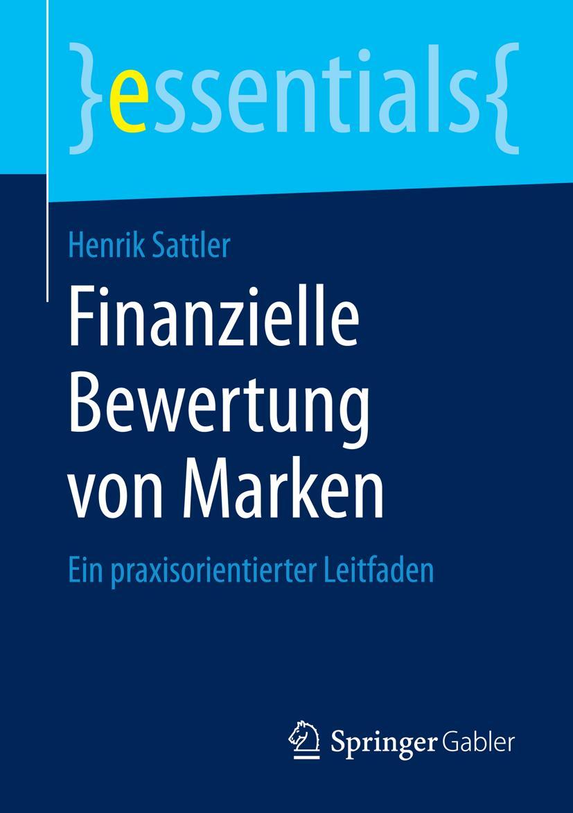 Vorderes Coverbild Finanzielle Bewertung von Marken