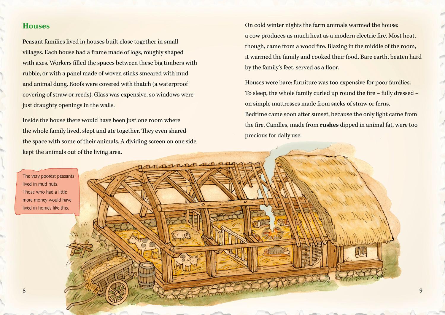 Beispielinhalt (Bild) Palaces, Peasants and Plagues - England in the 14th century