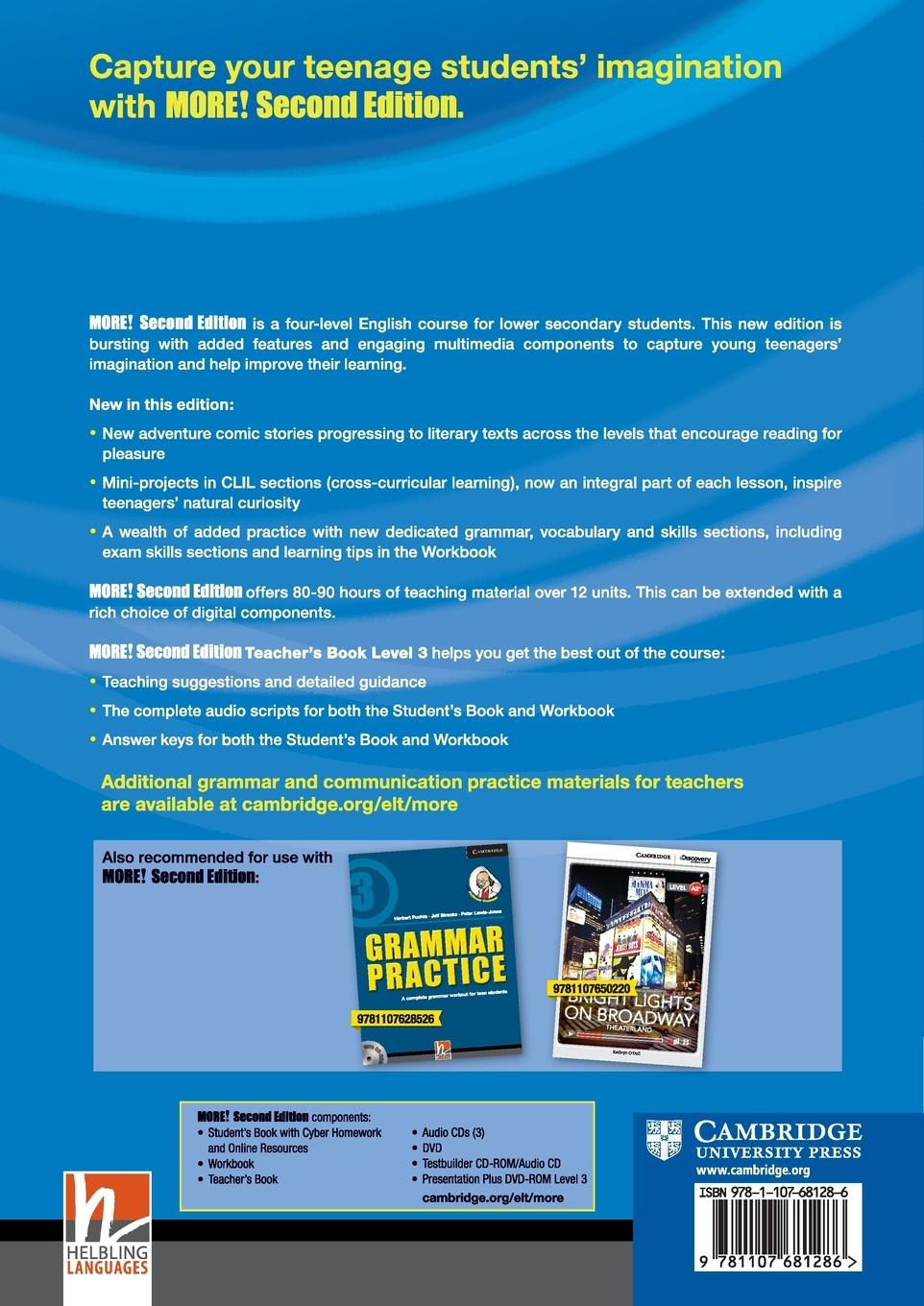 Rückseitencover More! Level 3 Teacher's Book