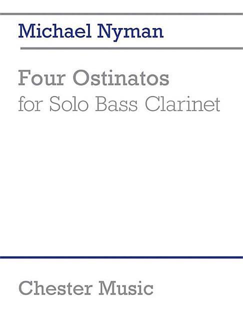 Vorderes Coverbild 4 Ostinatos for Solo Bass Clarinet
