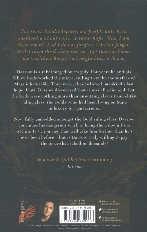 Rückseitencover Golden Son