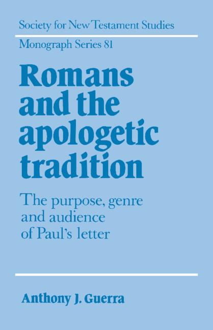 Vorderes Coverbild Romans and the Apologetic Tradition