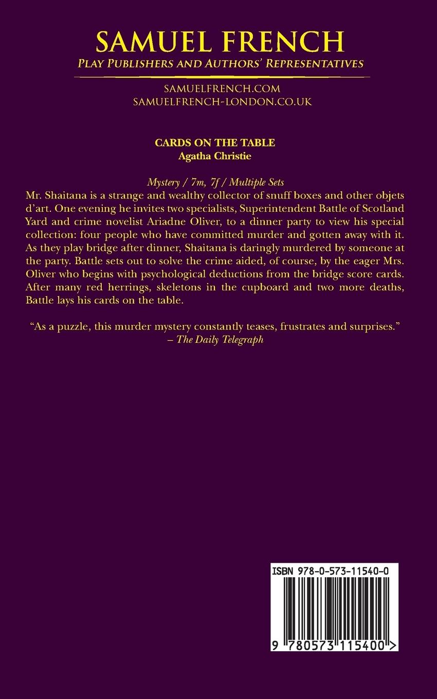 Rückseitencover Cards on the Table