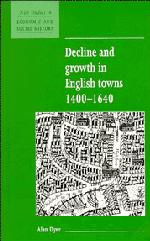 Vorderes Coverbild Decline and Growth in English Towns 1400-1640