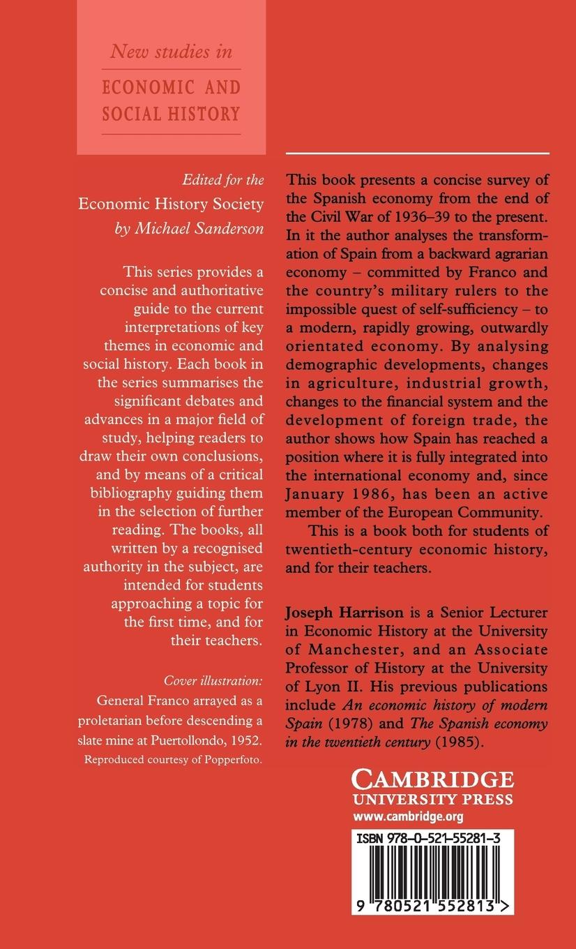 Rückseitencover The Spanish Economy