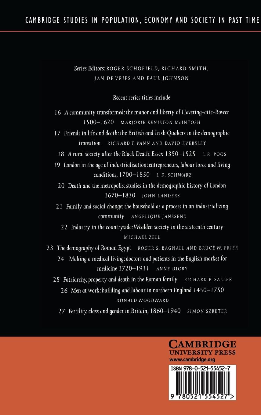 Rückseitencover Dictating Demography