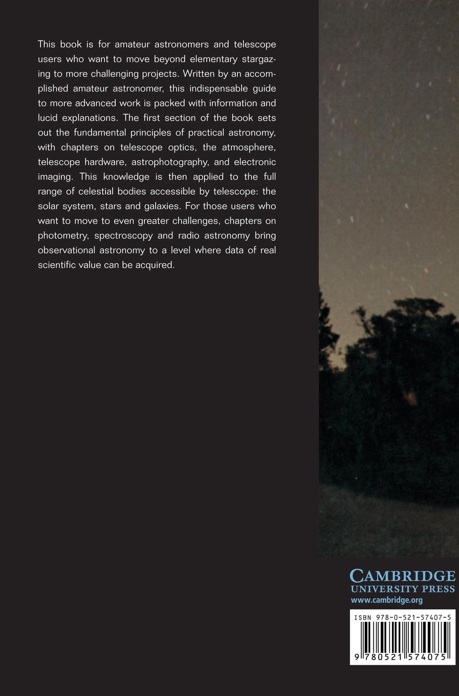 Rückseitencover Advanced Amateur Astronomy