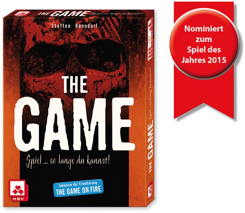 Vorderes Coverbild Kartenspiel "The Game"