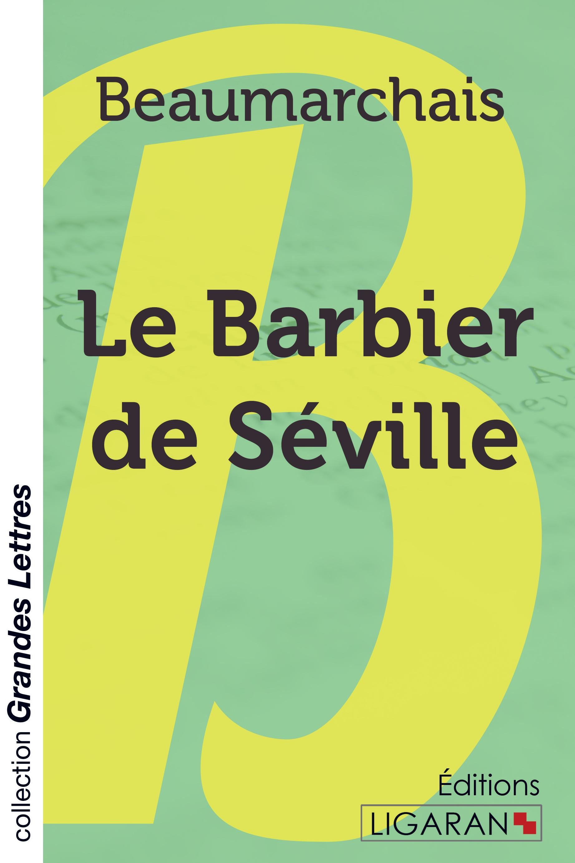 Vorderes Coverbild Le Barbier de Séville (grands caractères)