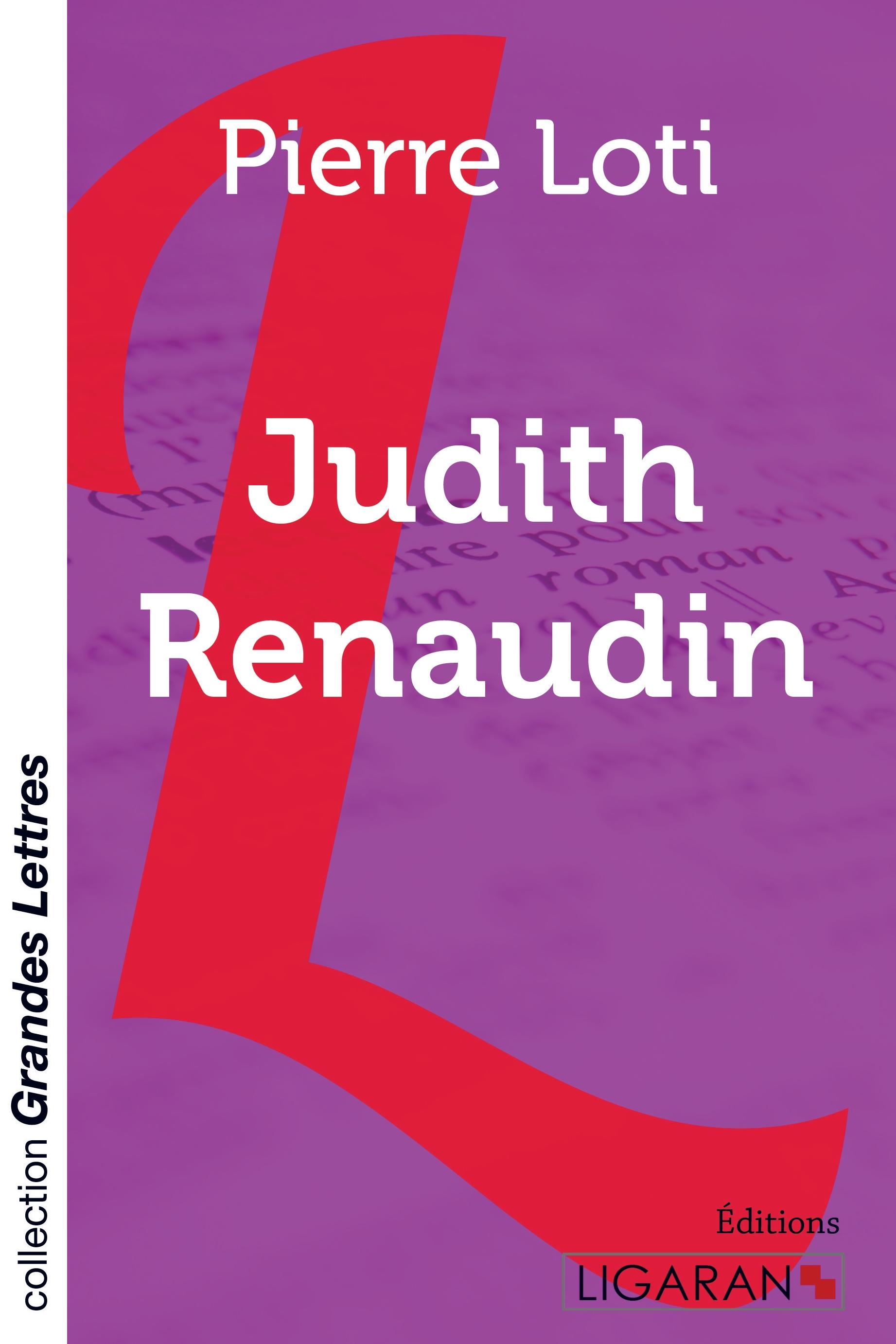 Vorderes Coverbild Judith Renaudin (grands caractères)