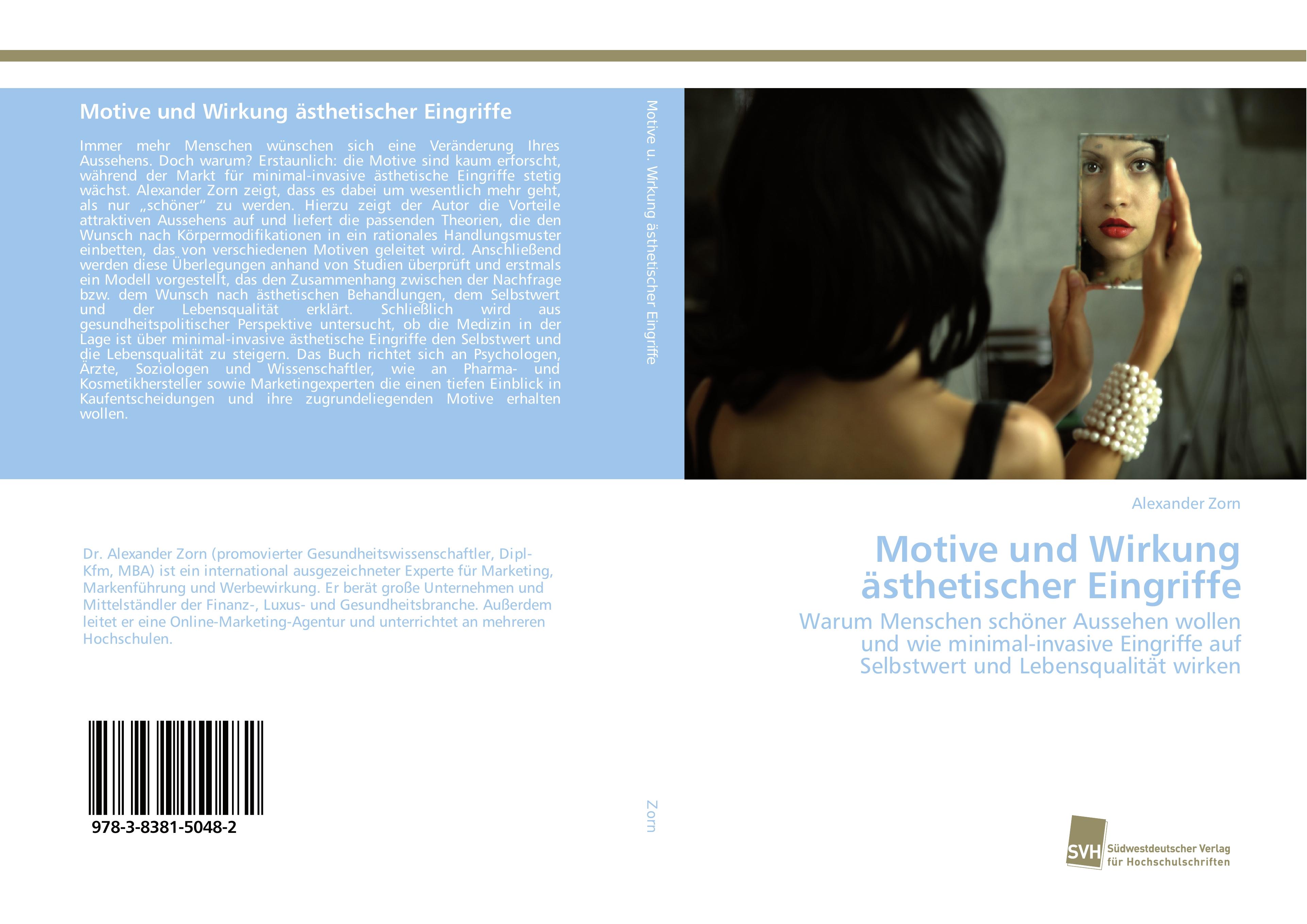 Vorderes Coverbild Motive und Wirkung ästhetischer Eingriffe
