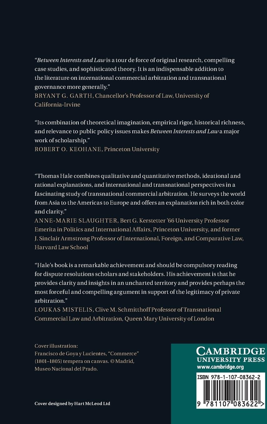 Rückseitencover Between Interests and Law