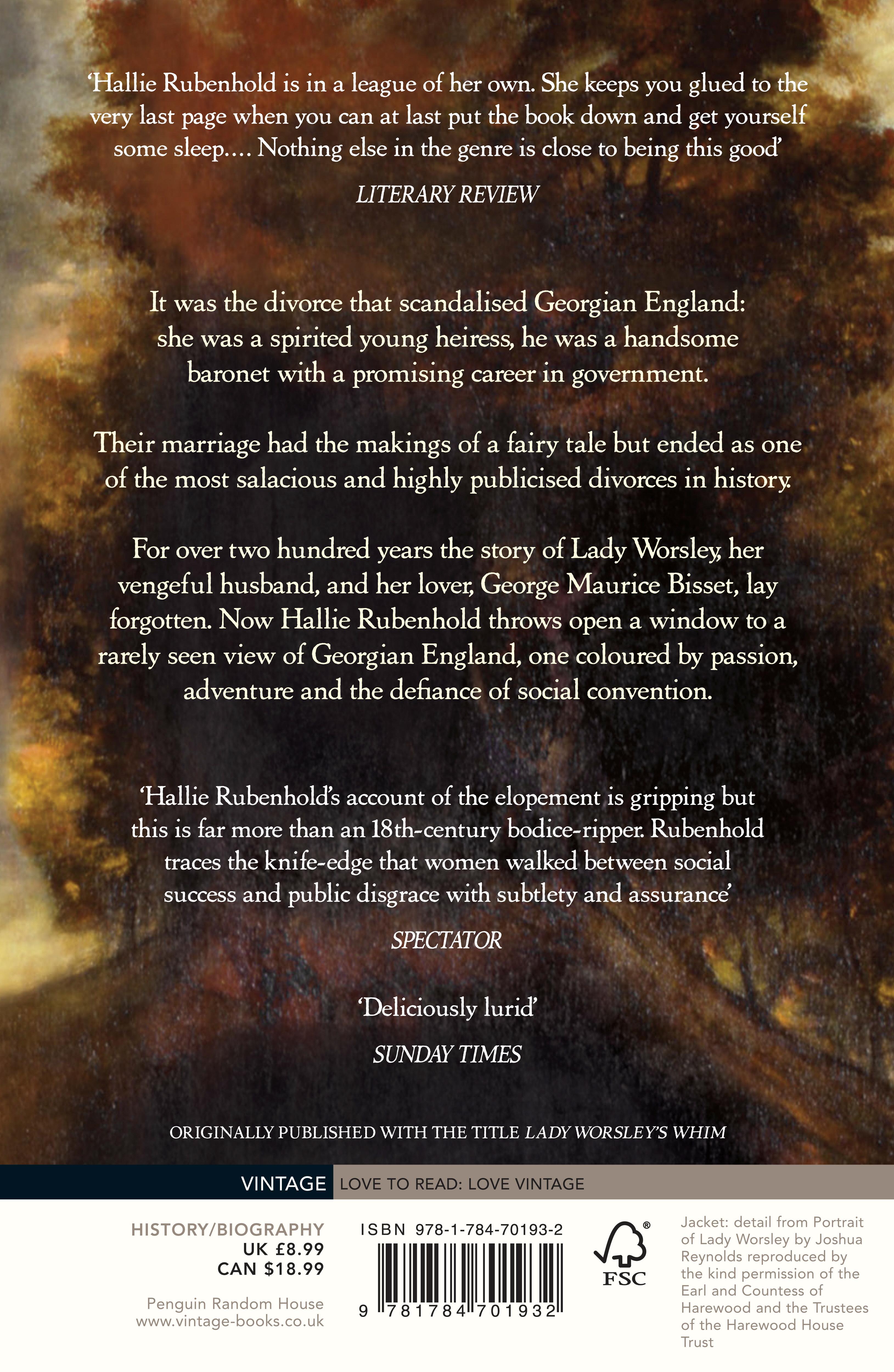 Rückseitencover The Scandalous Lady W