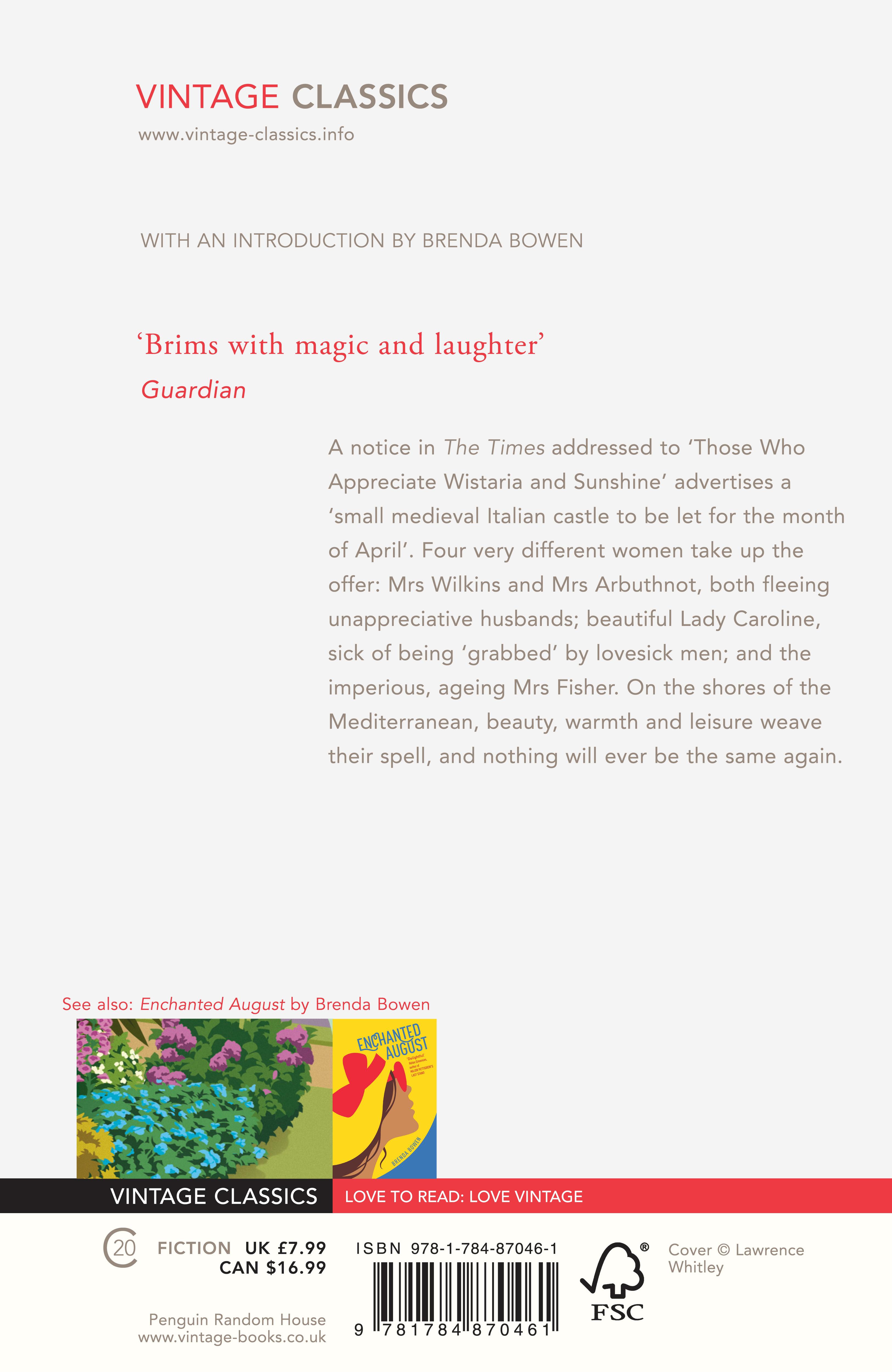 Rückseitencover The Enchanted April