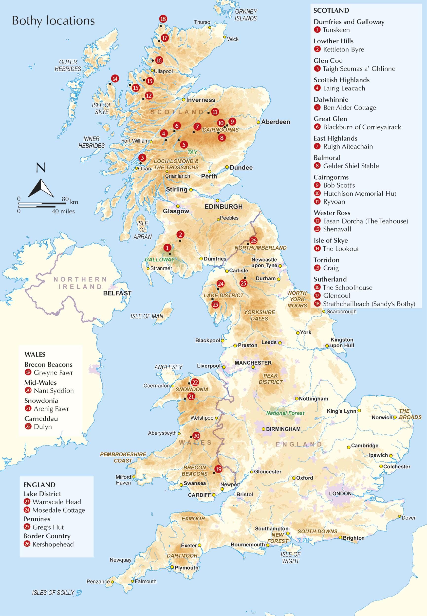 Beispielinhalt (Bild) The Book of the Bothy