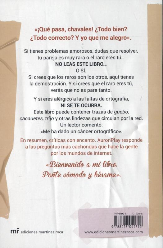 Rückseitencover De lo peor, lo mejor : los consejos de Auron