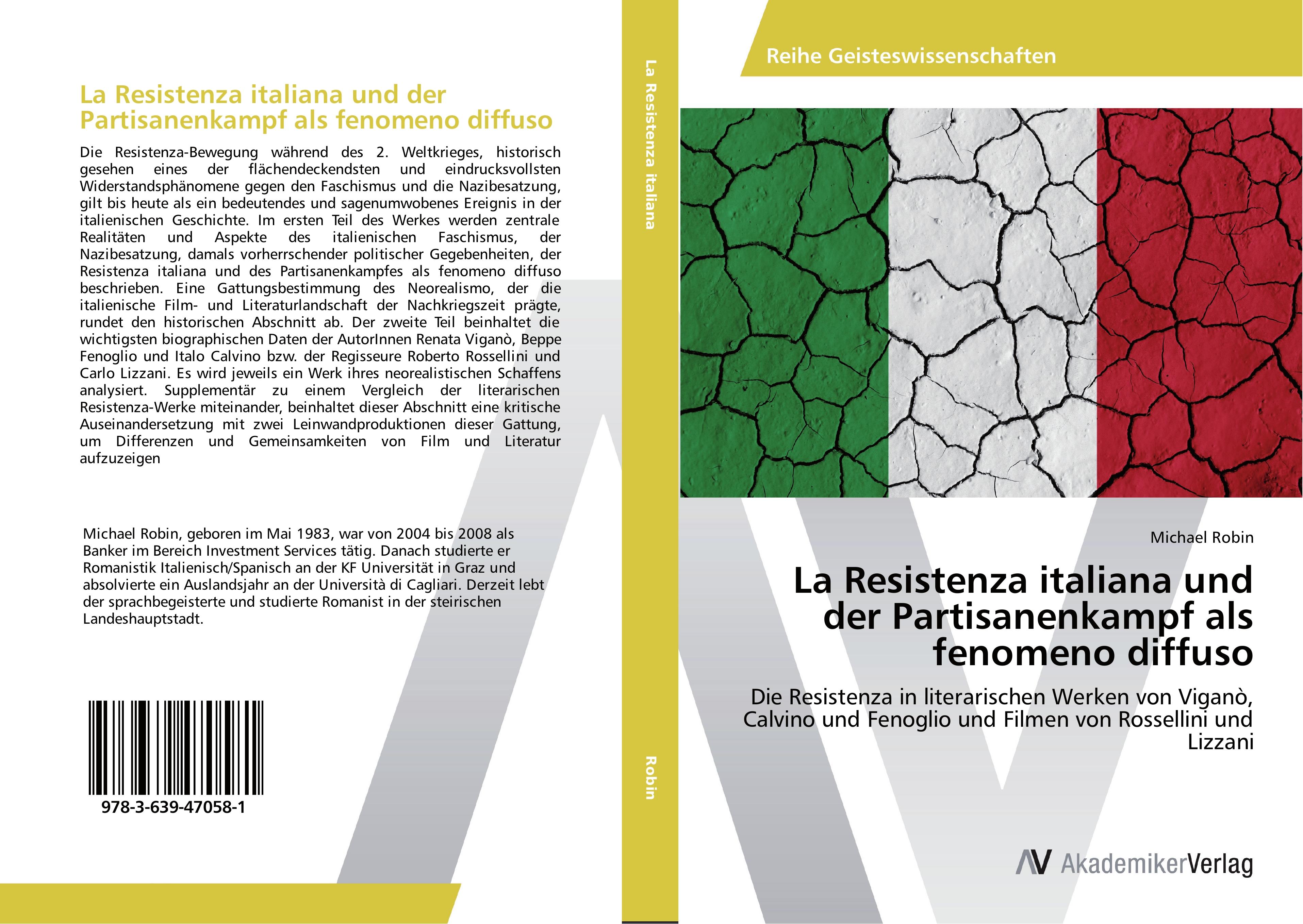 Vorderes Coverbild La Resistenza italiana und der Partisanenkampf als fenomeno diffuso