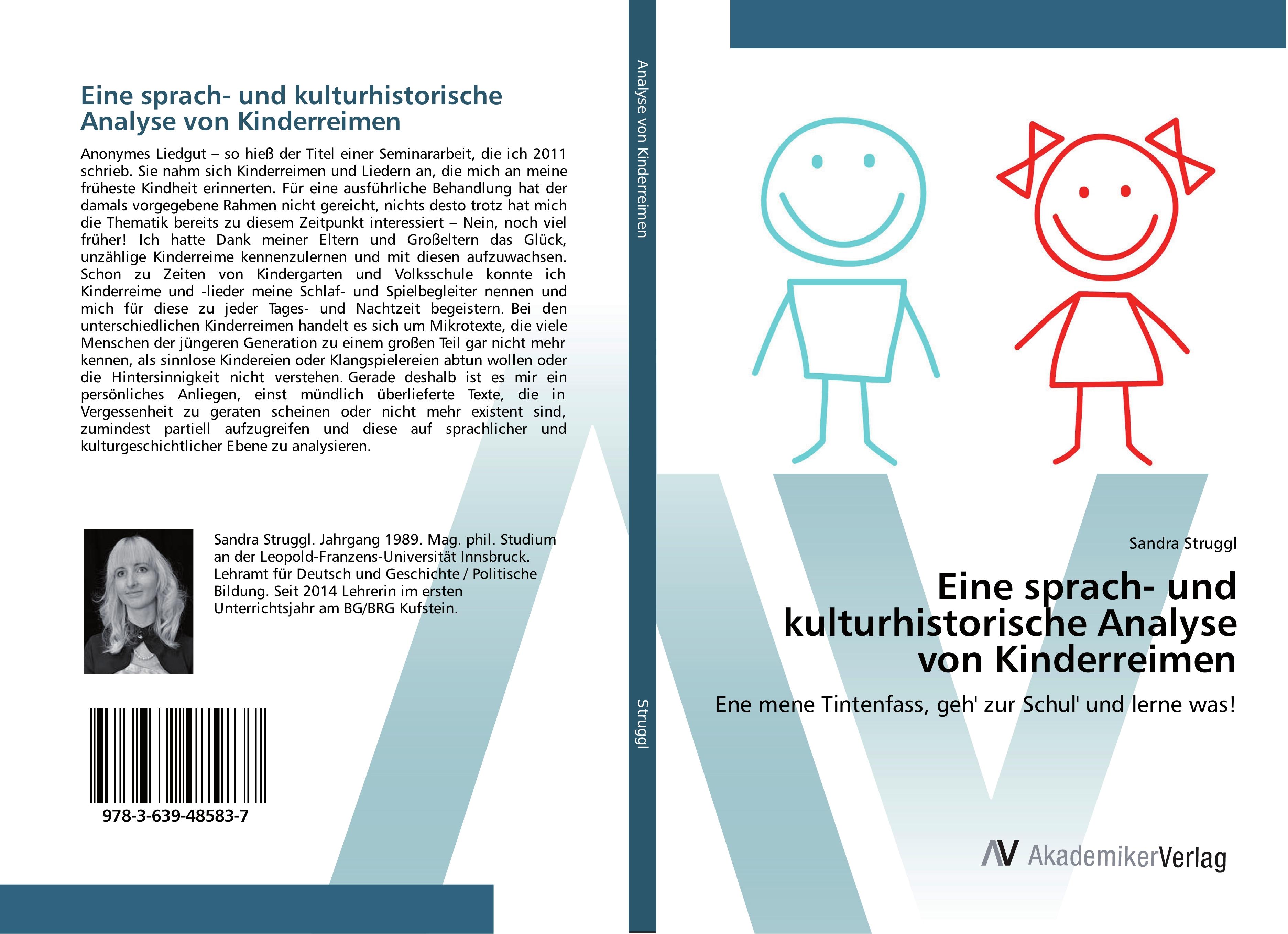 Vorderes Coverbild Eine sprach- und kulturhistorische Analyse von Kinderreimen