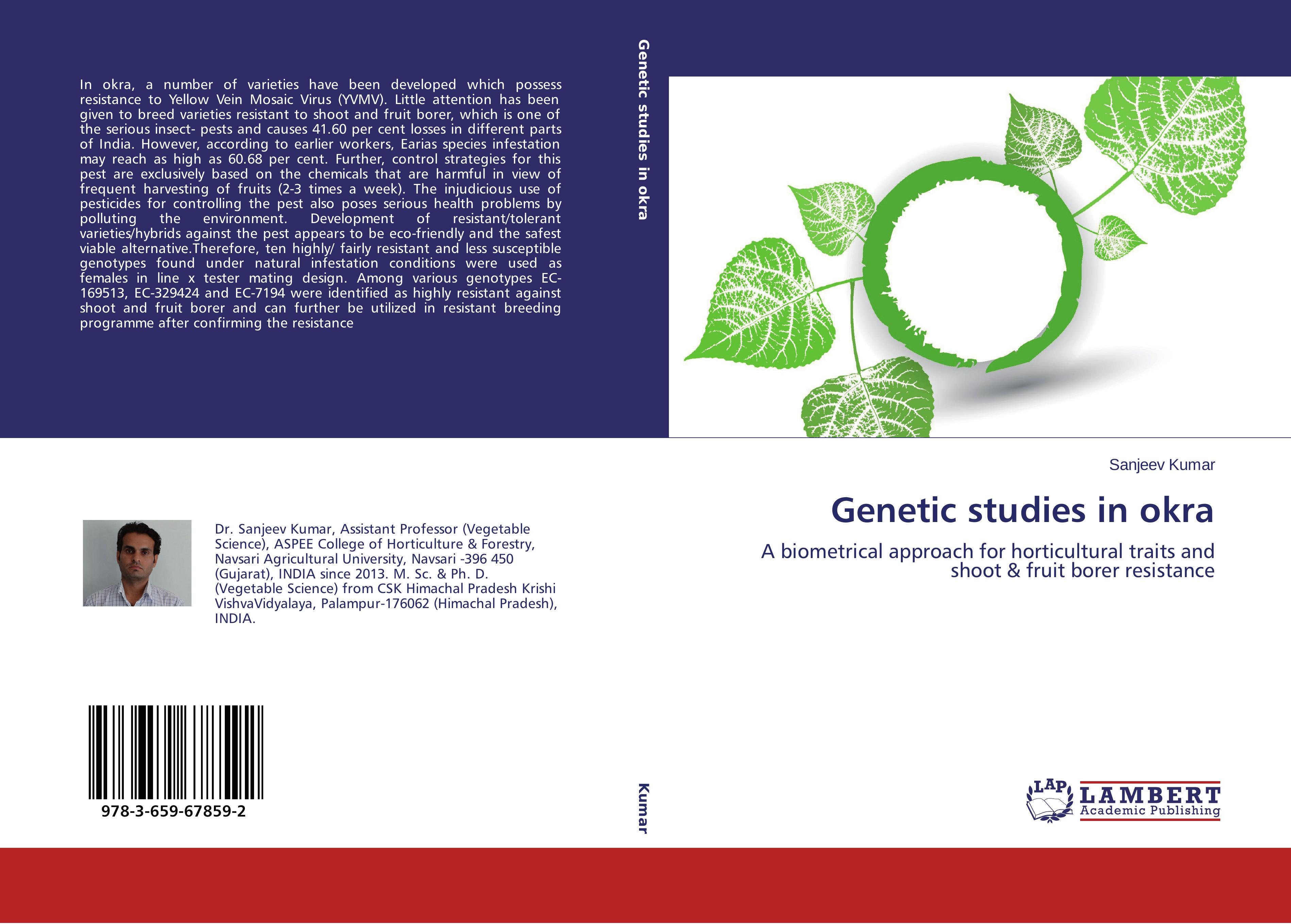 Vorderes Coverbild Genetic studies in okra