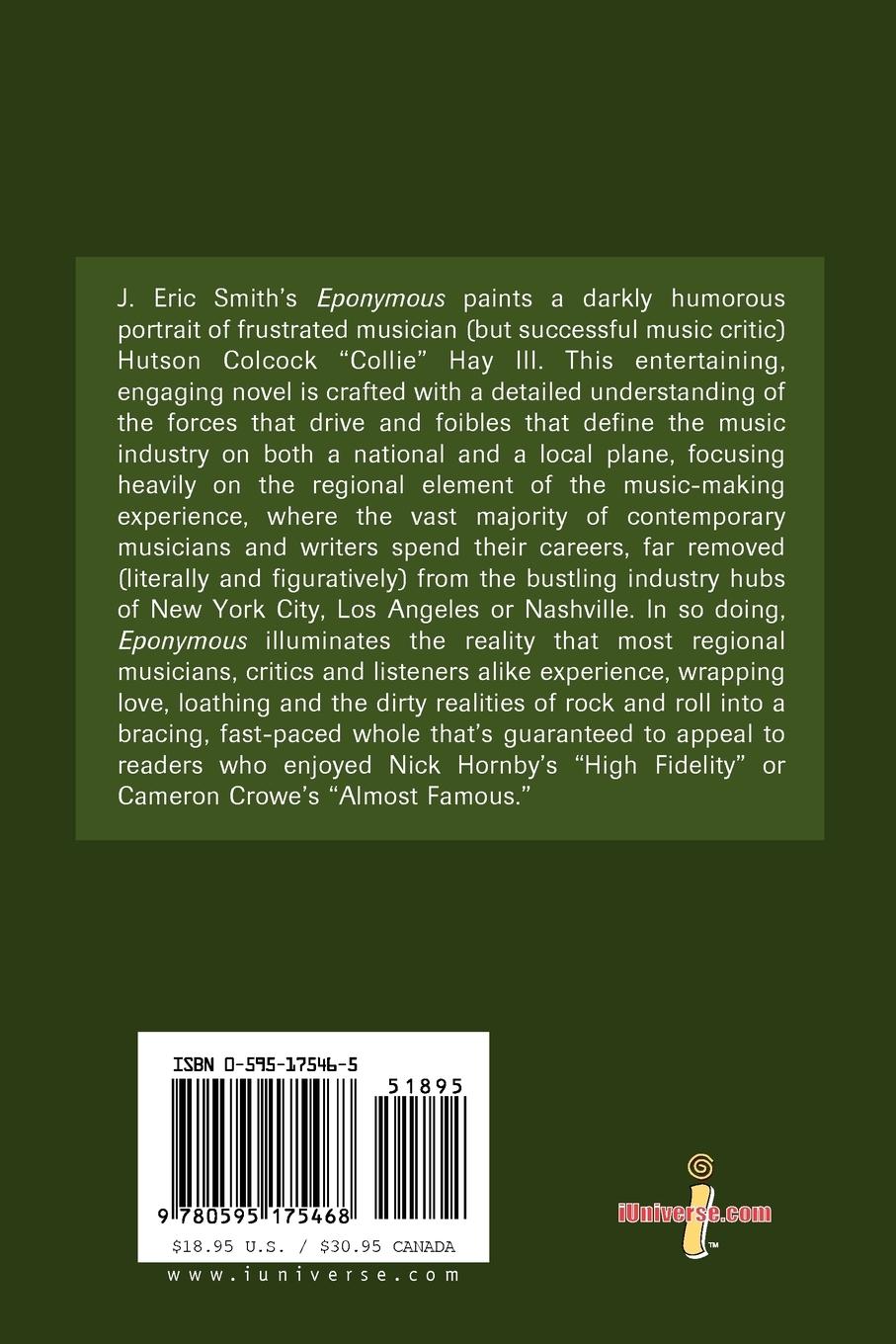 Rückseitencover Eponymous