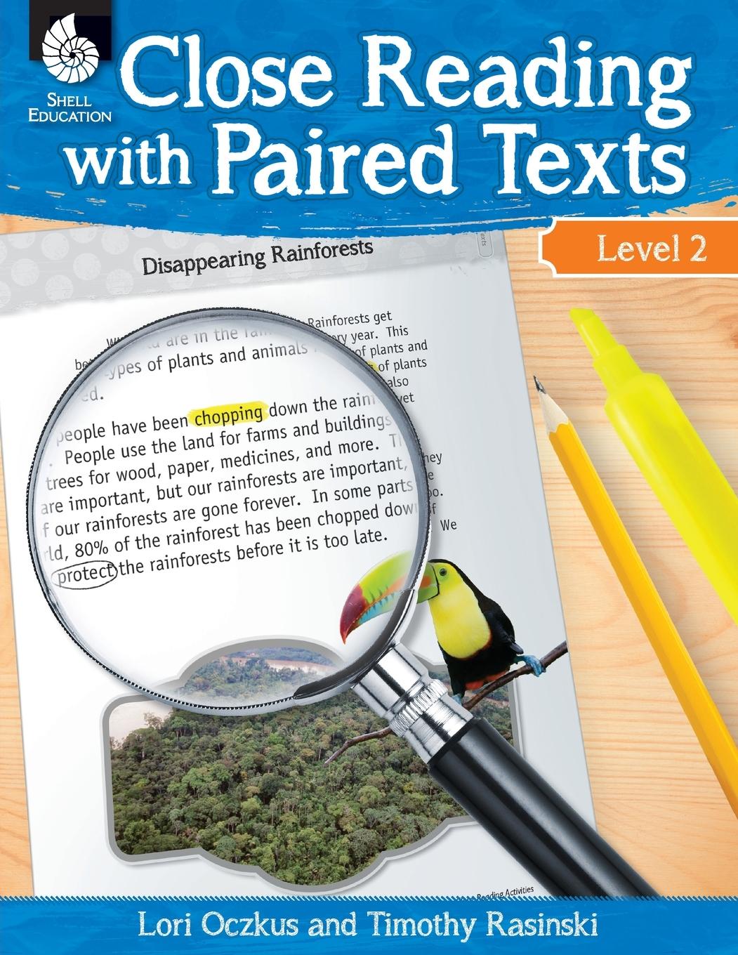 Vorderes Coverbild Close Reading with Paired Texts Level 2