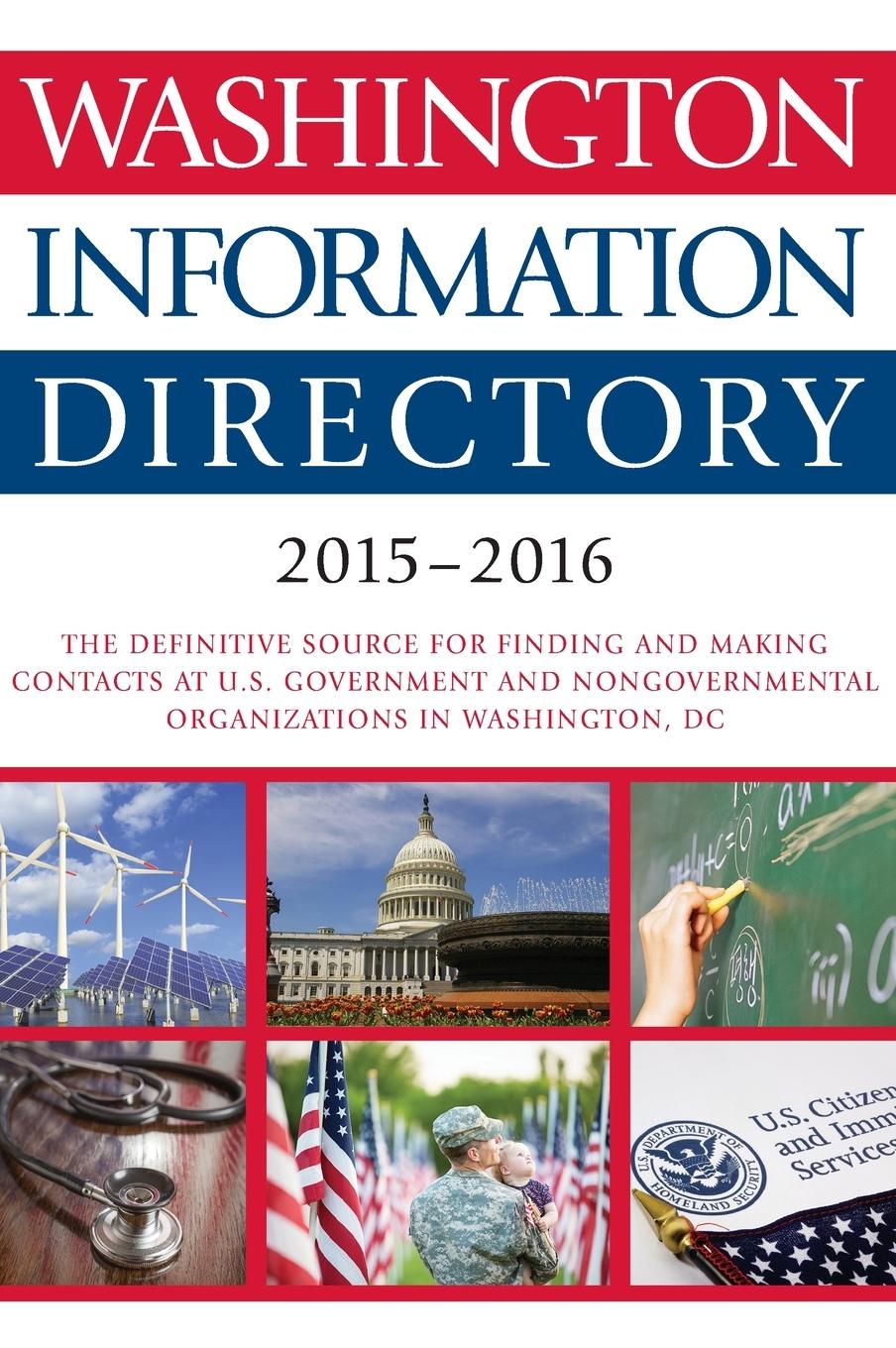 Vorderes Coverbild Washington Information Directory 2015-2016