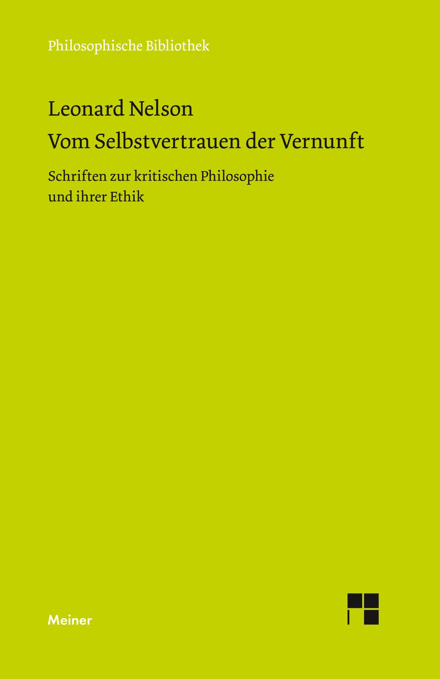 Vorderes Coverbild Vom Selbstvertrauen der Vernunft