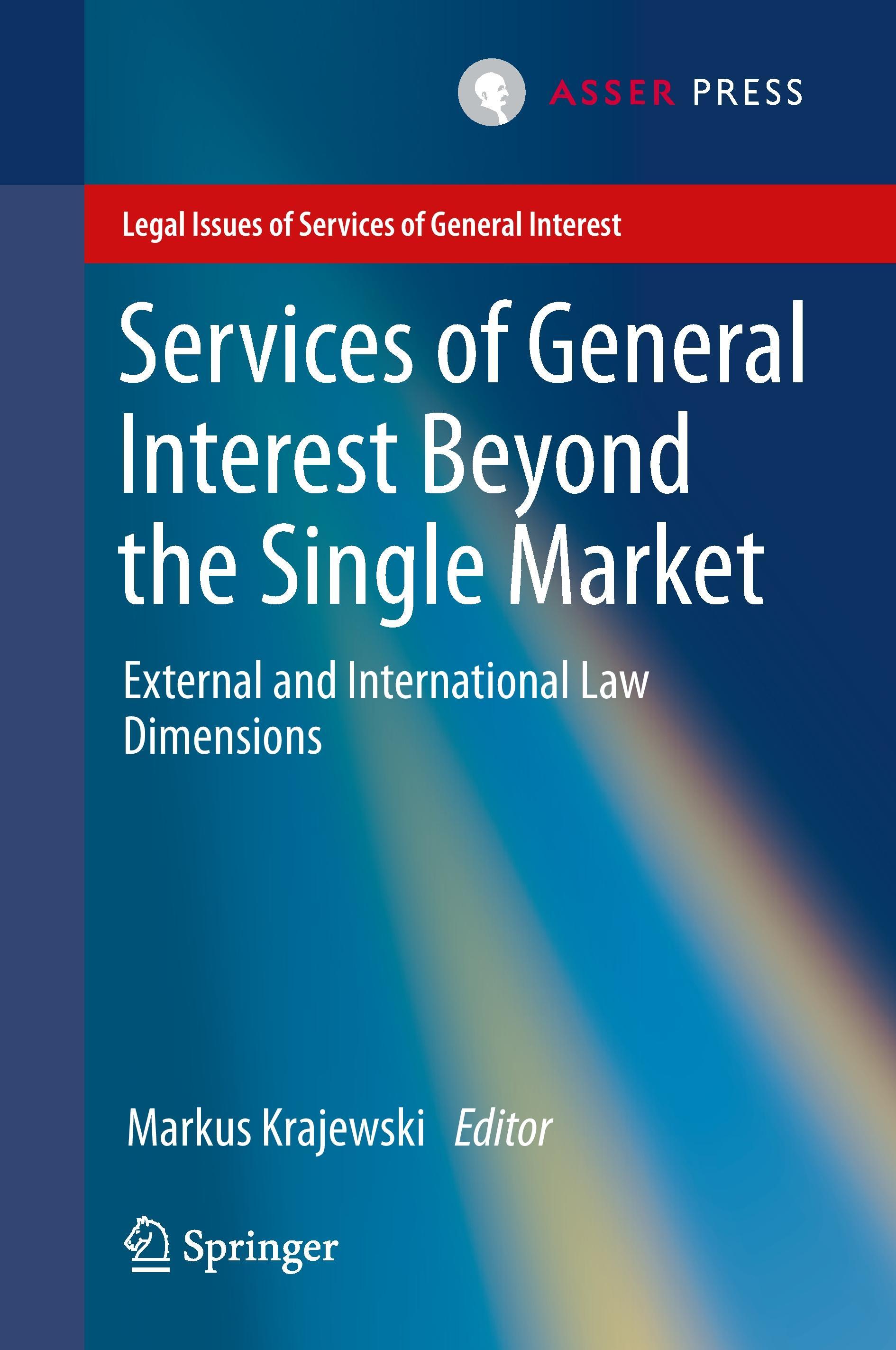 Vorderes Coverbild Services of General Interest Beyond the Single Market