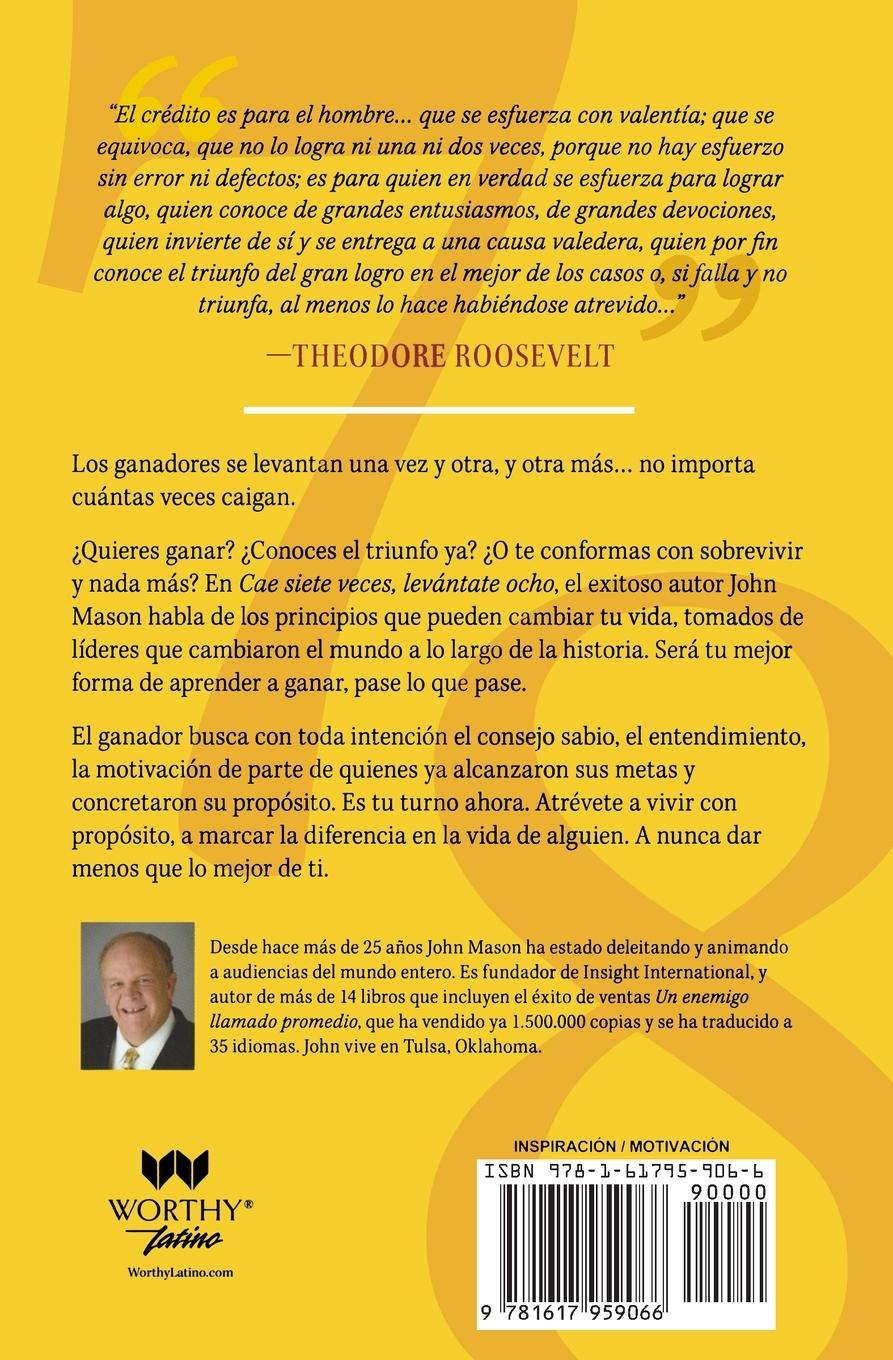 Rückseitencover Cae Siete Veces, Levantate Ocho