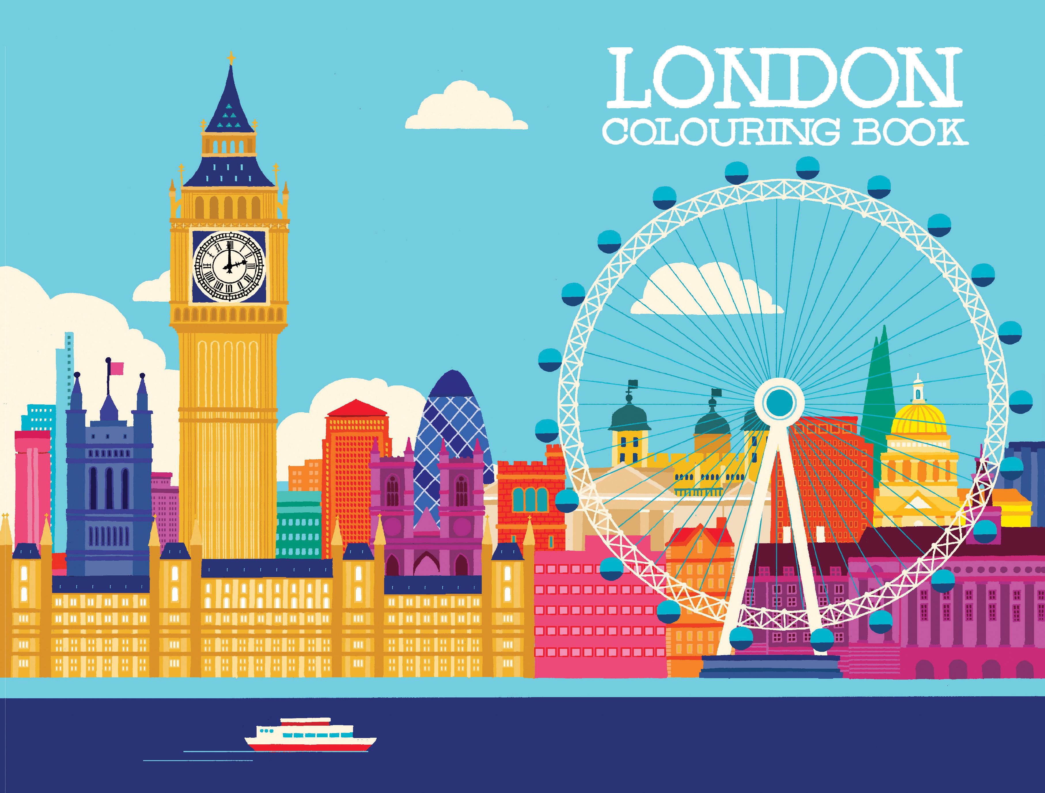 Vorderes Coverbild London Colouring Book