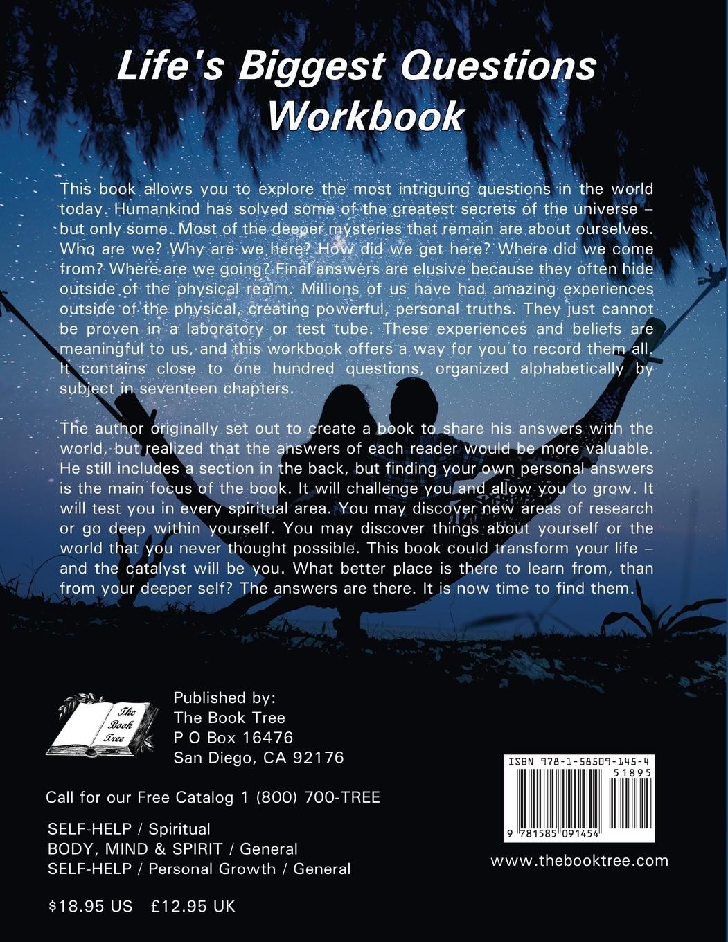 Rückseitencover Life's Biggest Questions Workbook