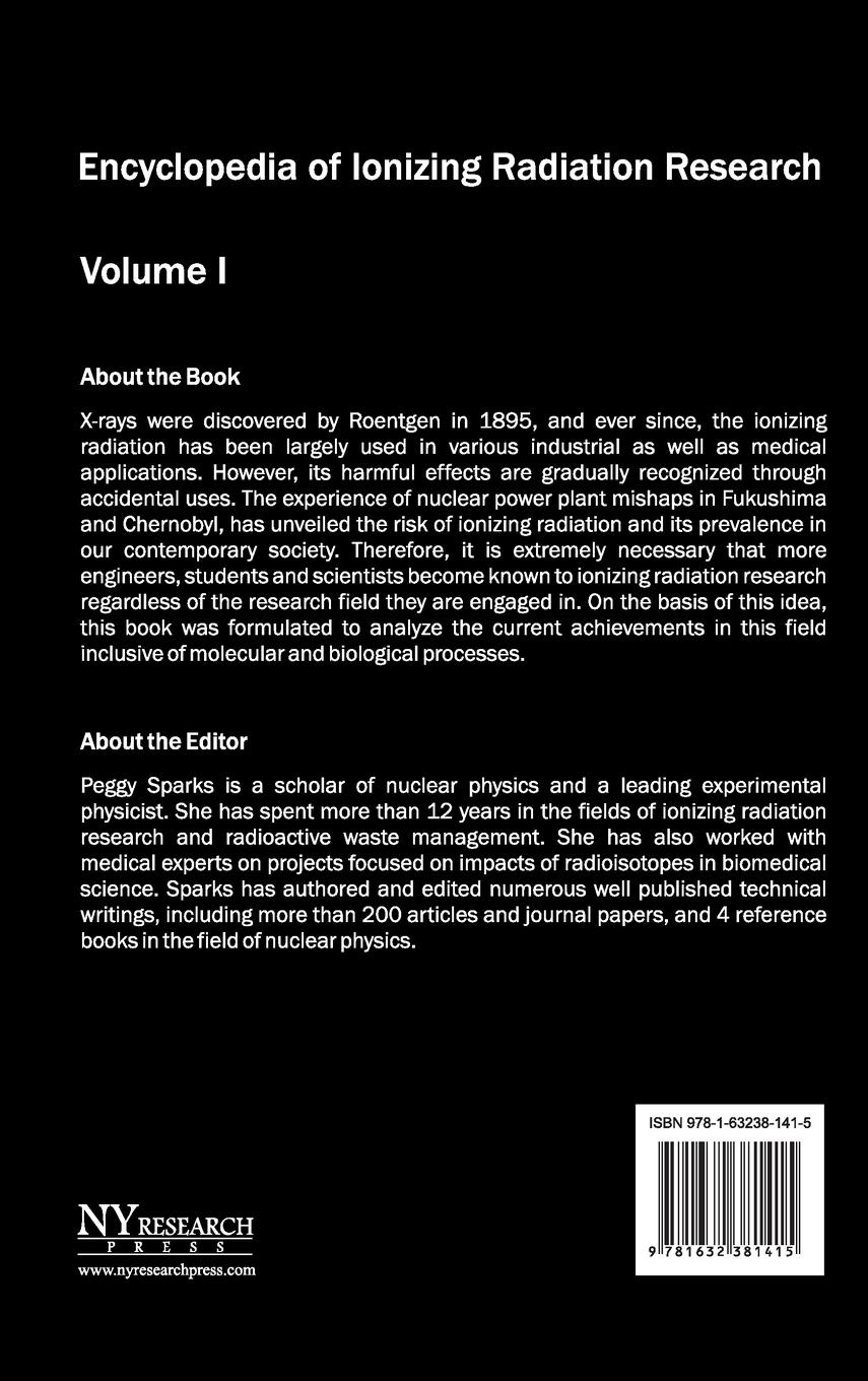 Rückseitencover Encyclopedia of Ionizing Radiation Research