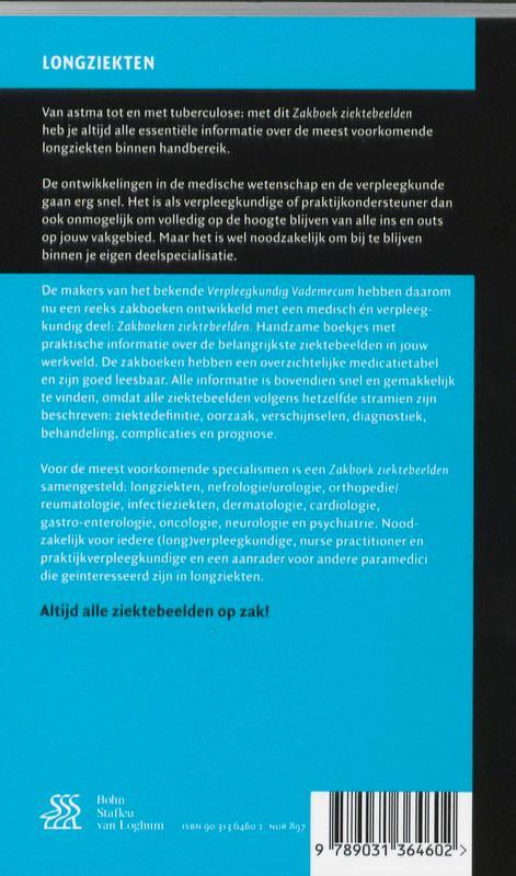 Rückseitencover Zakboek Ziektebeelden Longziekten
