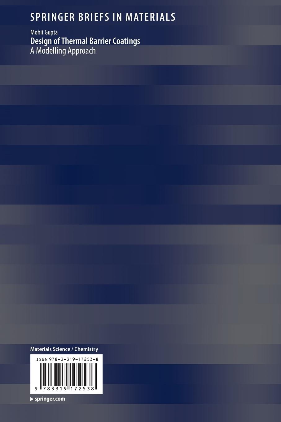 Rückseitencover Design of Thermal Barrier Coatings