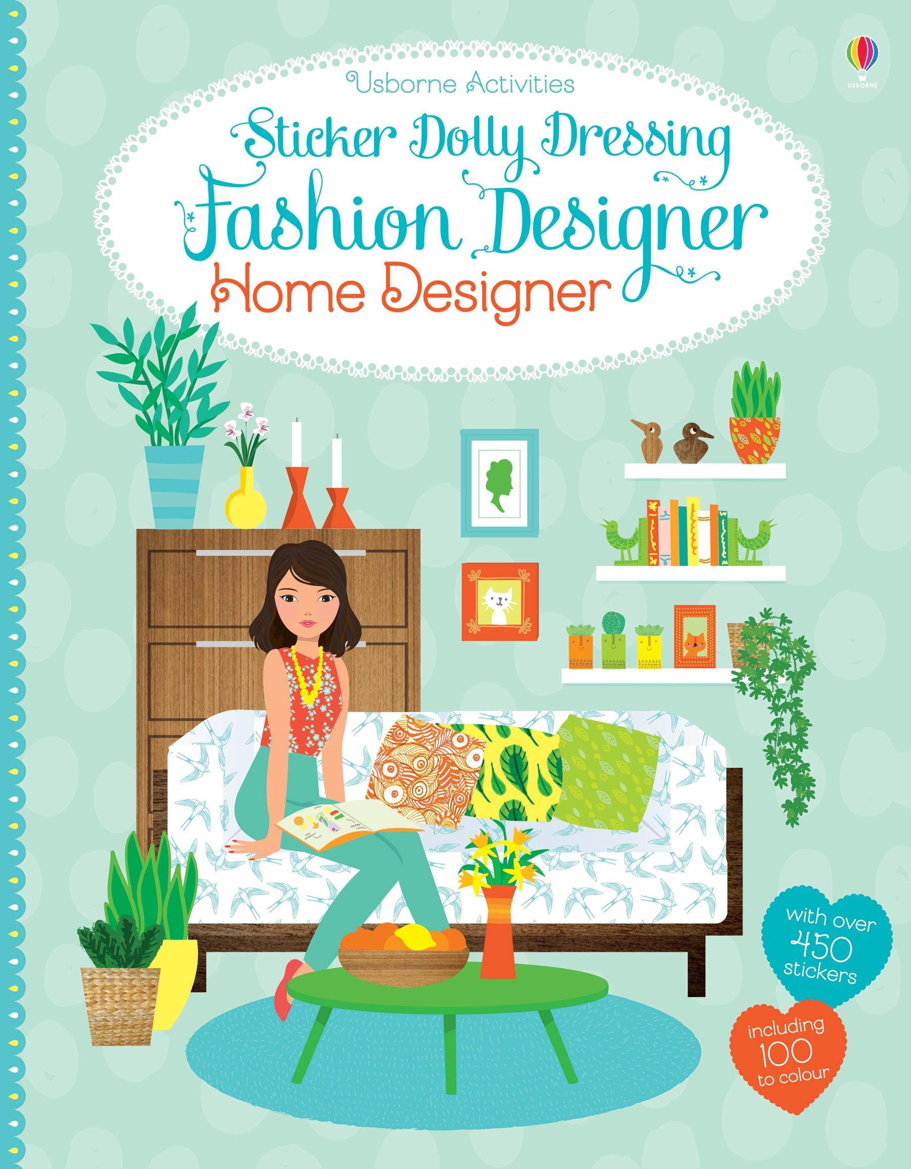 Vorderes Coverbild Sticker Dolly Dressing Fashion Designer Home Designer