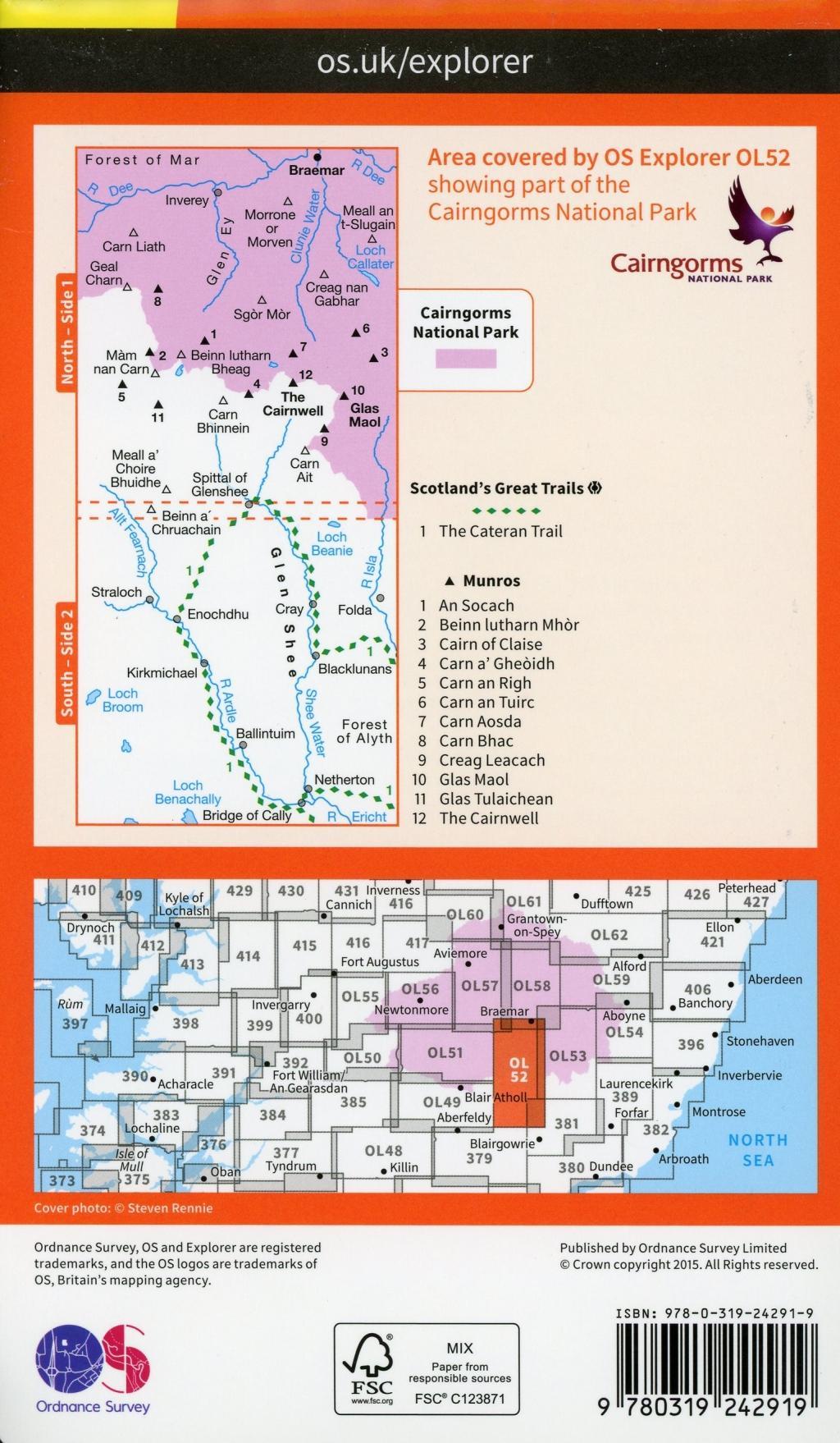 Beispielinhalt (Bild) Glen Shee & Braemar, the Cairnwell & Glas Maol
