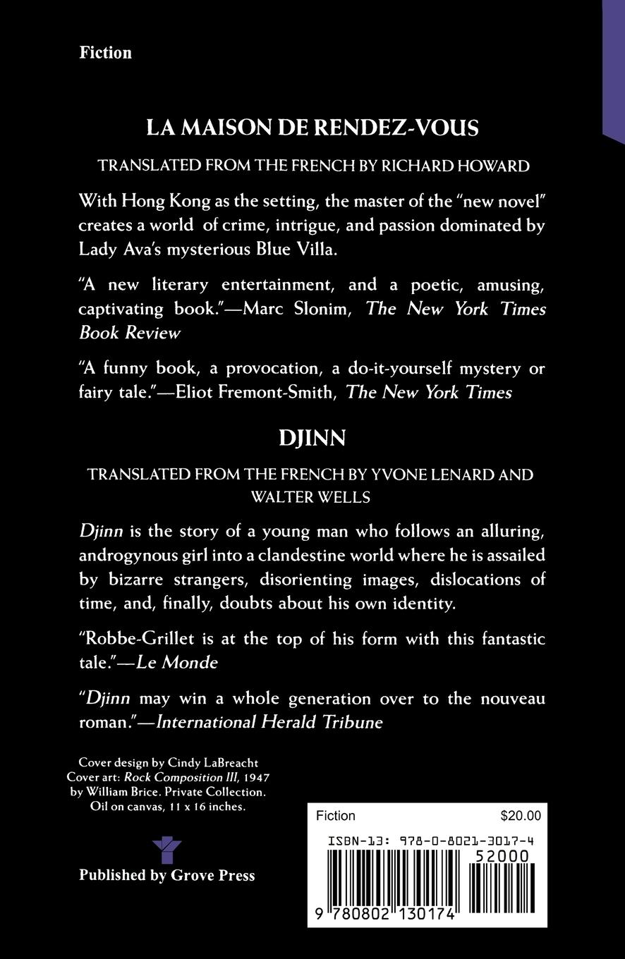 Rückseitencover La Maison de Rendez-Vous and Djinn