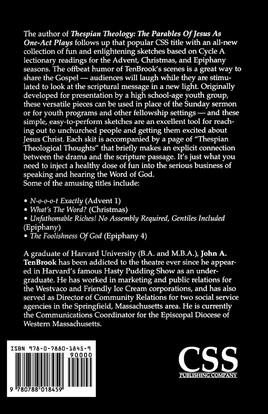 Rückseitencover Thespian Theology