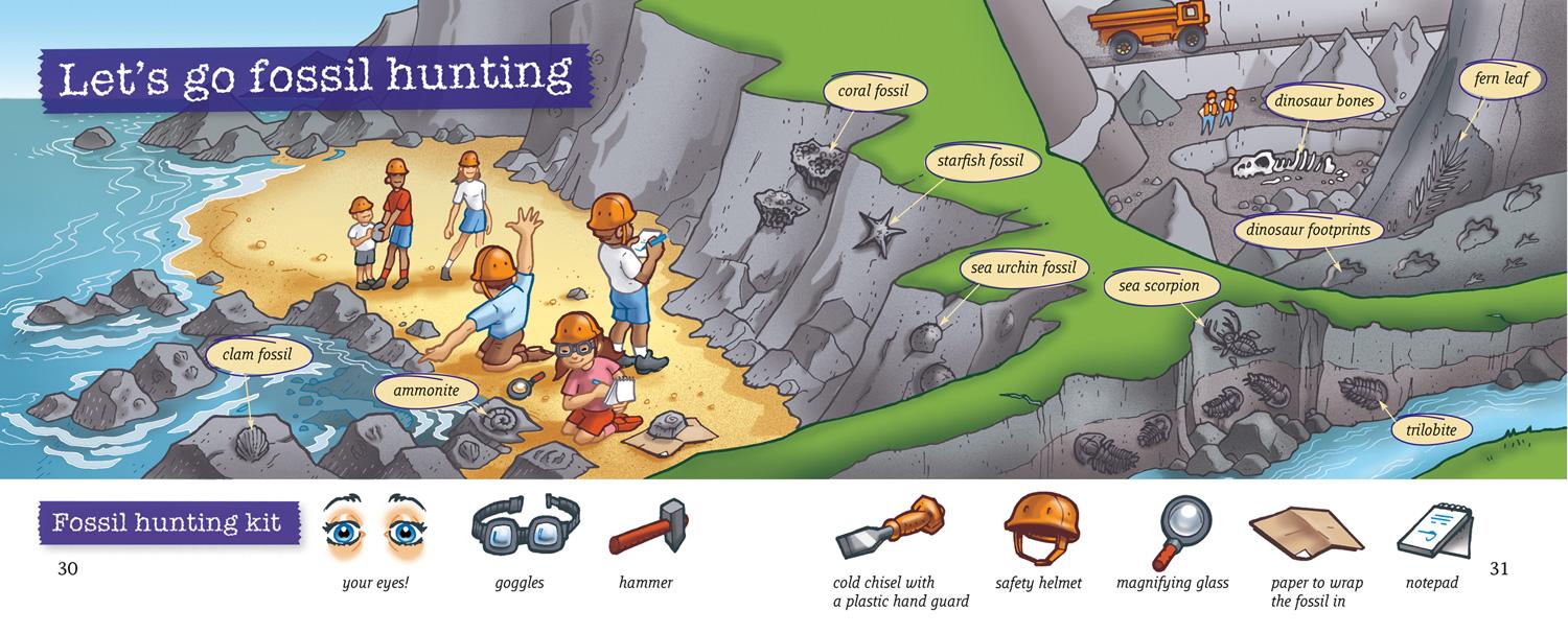 Beispielinhalt (Bild) Fossils