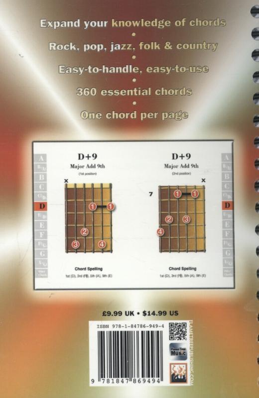 Rückseitencover Advanced Guitar Chords
