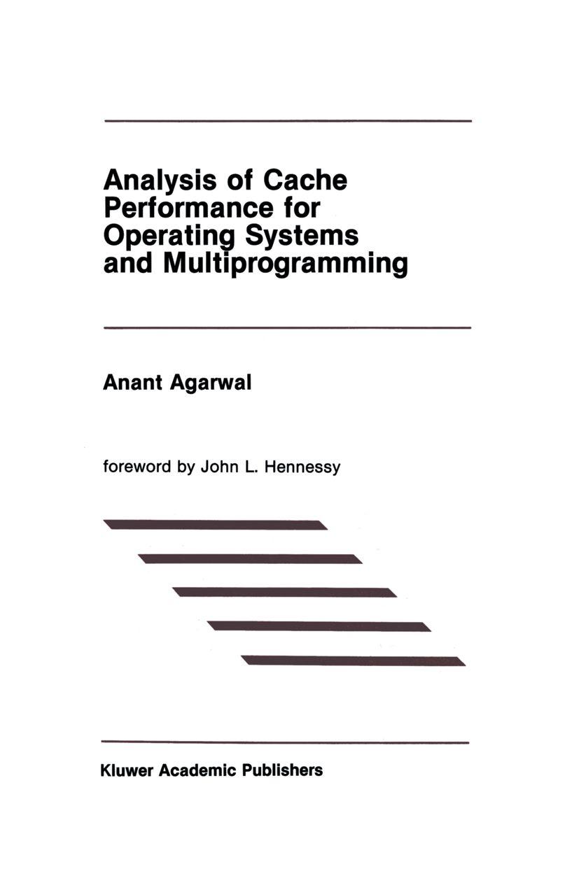 Vorderes Coverbild Analysis of Cache Performance for Operating Systems and Multiprogramming