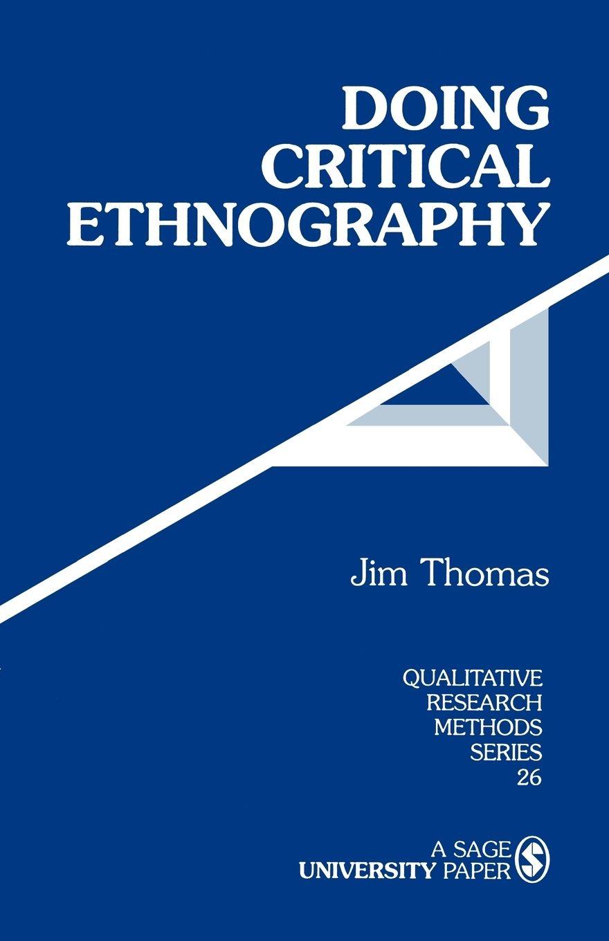 Vorderes Coverbild Doing Critical Ethnography