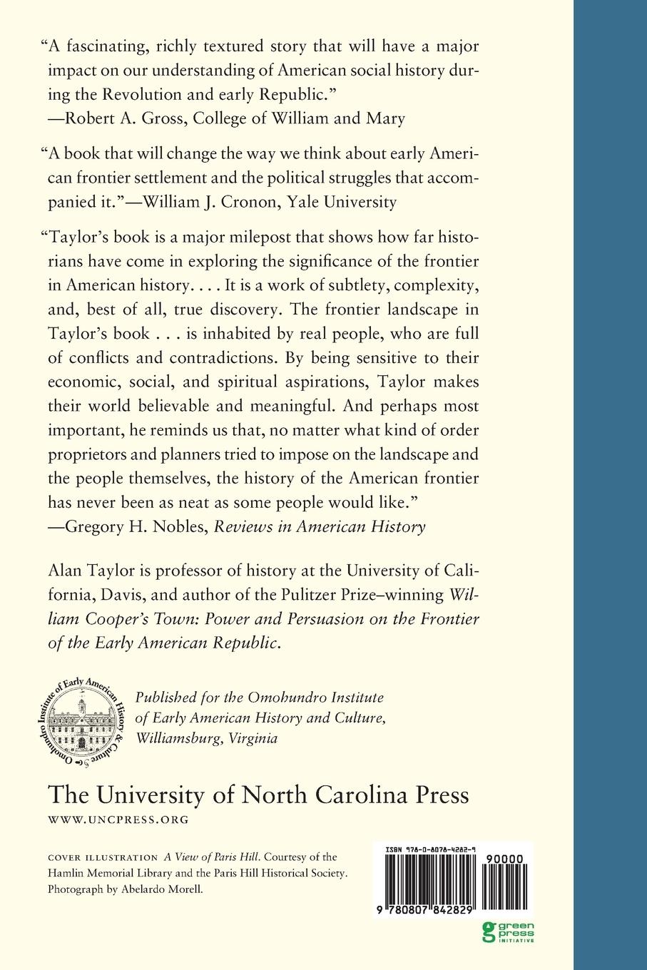 Rückseitencover Liberty Men and Great Proprietors