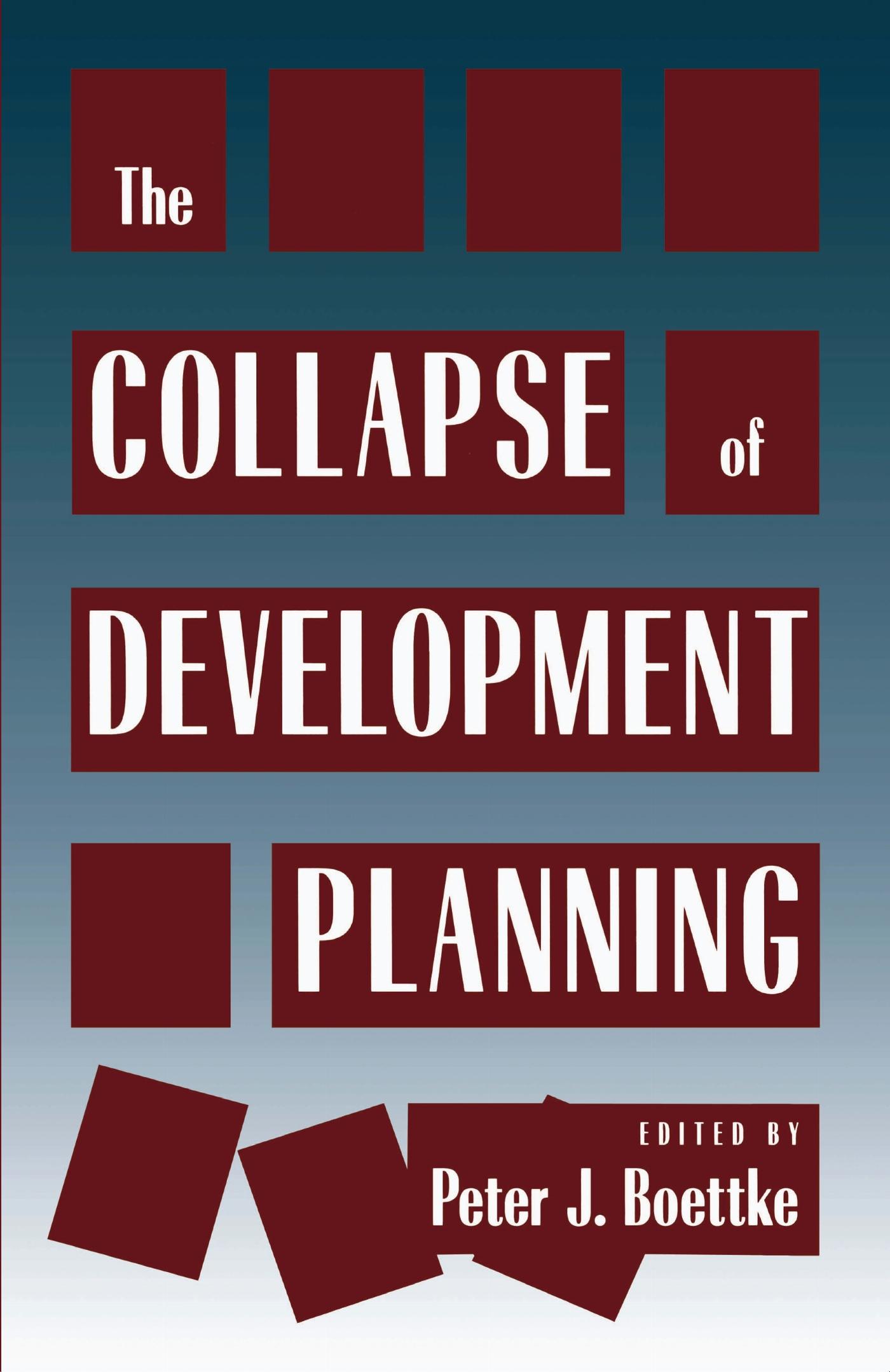 Vorderes Coverbild Collapse of Development Planning
