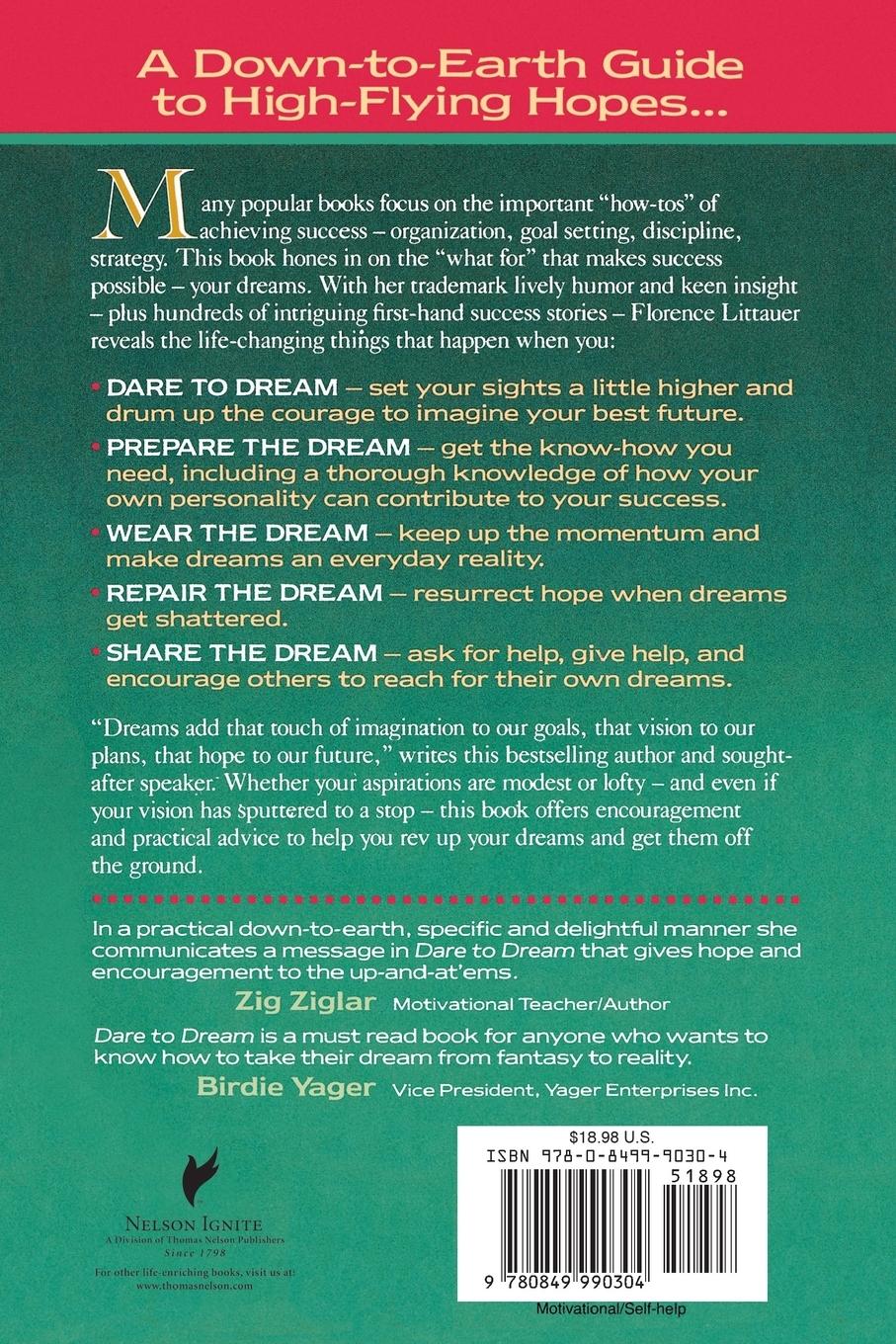 Rückseitencover The Dare to Dream