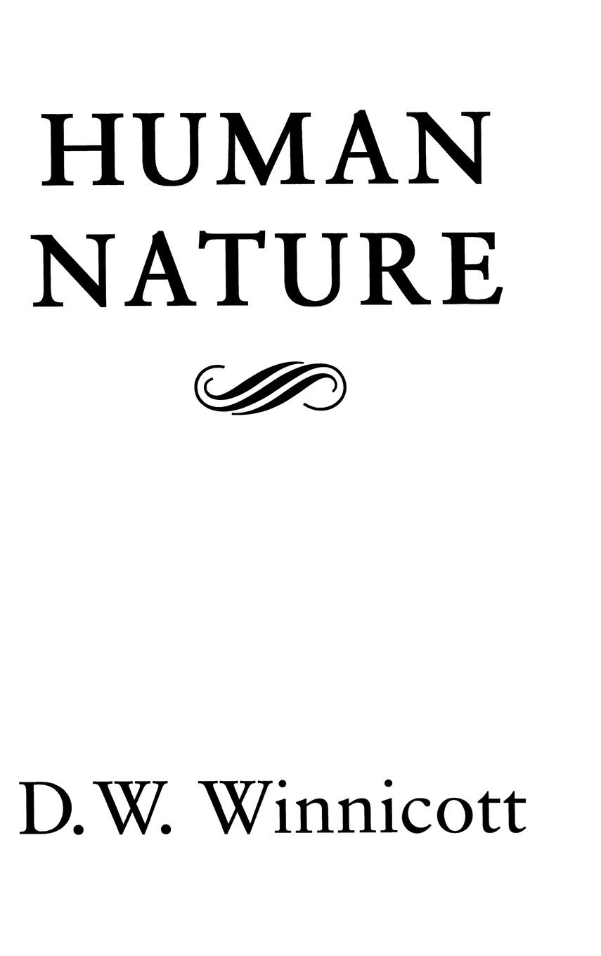 Vorderes Coverbild Human Nature