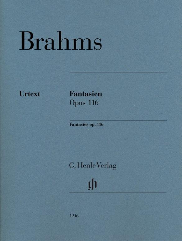 Vorderes Coverbild Fantasien op. 116 für Klavier zu zwei Händen. Revidierte Ausgabe von HN 120