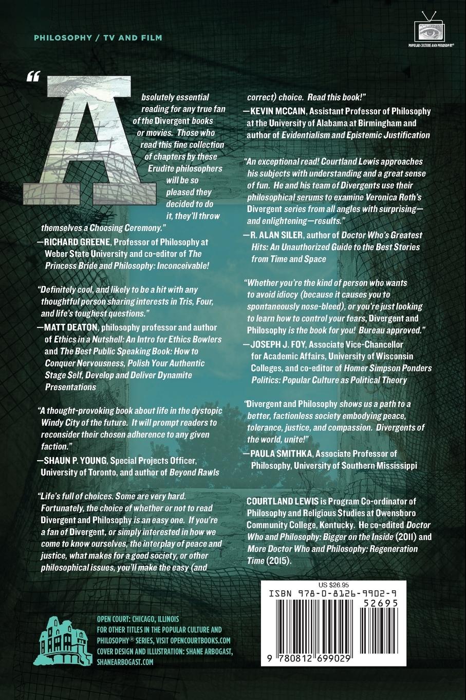 Rückseitencover Divergent and Philosophy