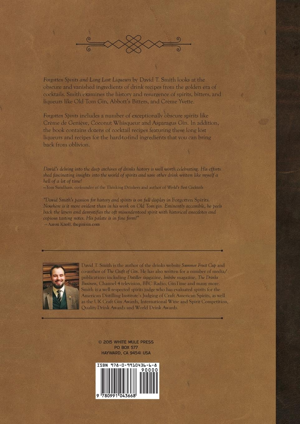 Rückseitencover Forgotten Spirits & Long Lost Liqueurs