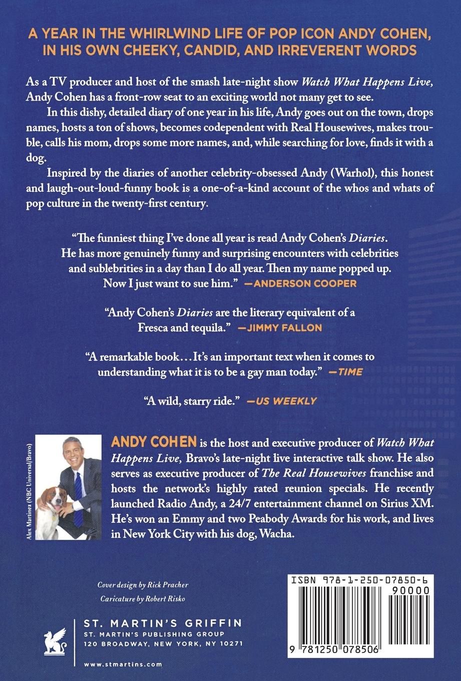 Rückseitencover Andy Cohen Diaries